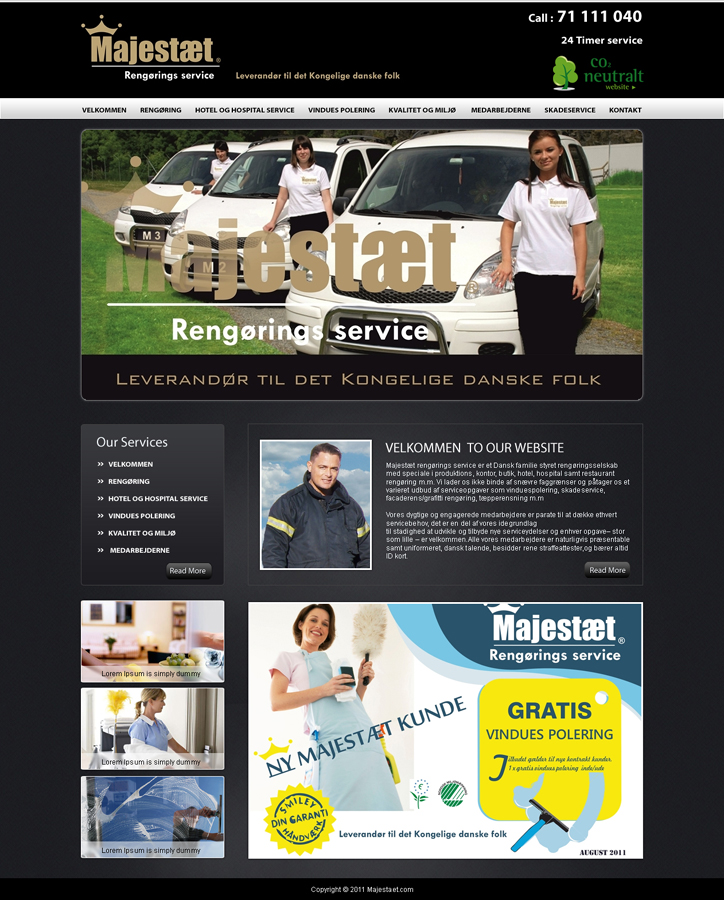 Web Design by LogoDesigns.ae for Catillo Aps | Design #383218
