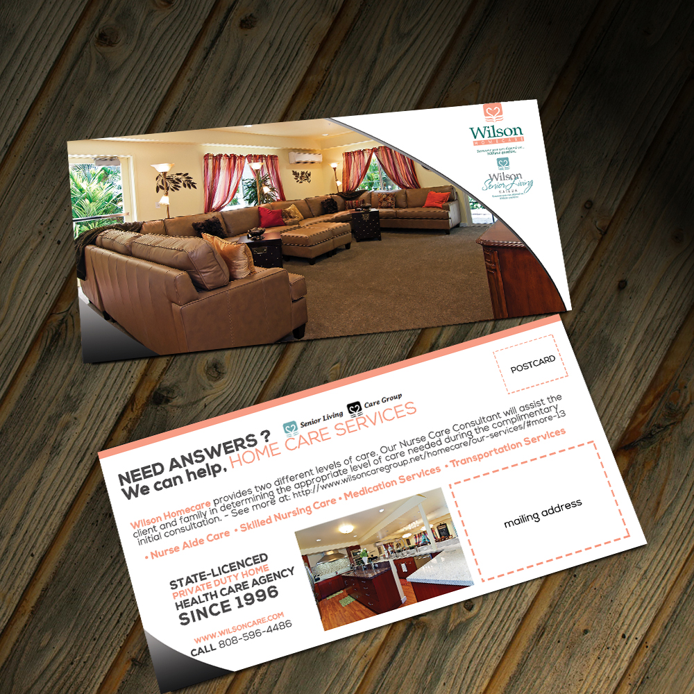 Diseño de Flyer por MS Design para Wilson Care Group | Diseño #2060659