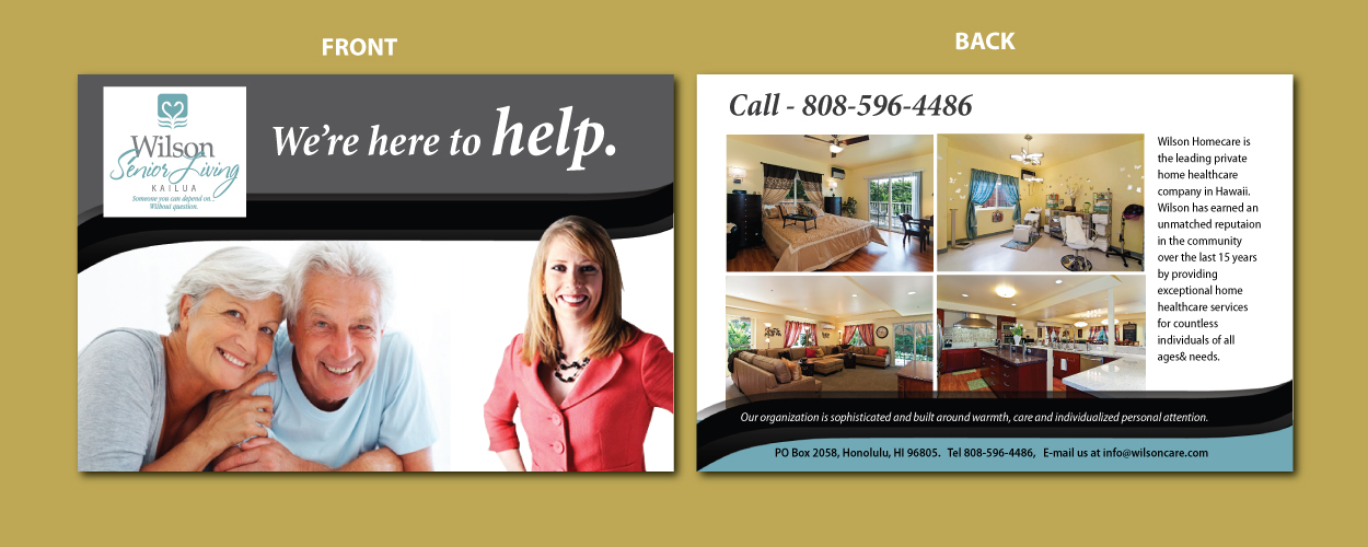 Flyer Design by meet007 for Wilson Care Group | Design #2041606