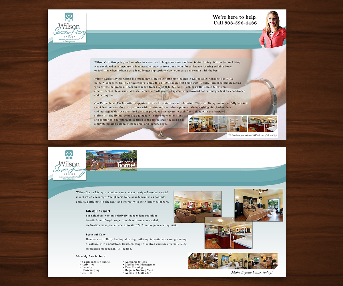Flyer Design by FutureDesigne for Wilson Care Group | Design #2016632