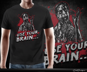 Design a Funny Halloween T-shirt | Diseño de Camiseta por gekgrfx