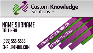 Schreibwaren-Design von MojoMoji Graphics für Custom Knowledge Solutions LLP | Design #1876542
