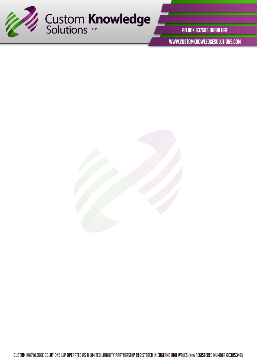 Diseño de Papelería por MojoMoji Graphics para Custom Knowledge Solutions LLP | Diseño #1876560