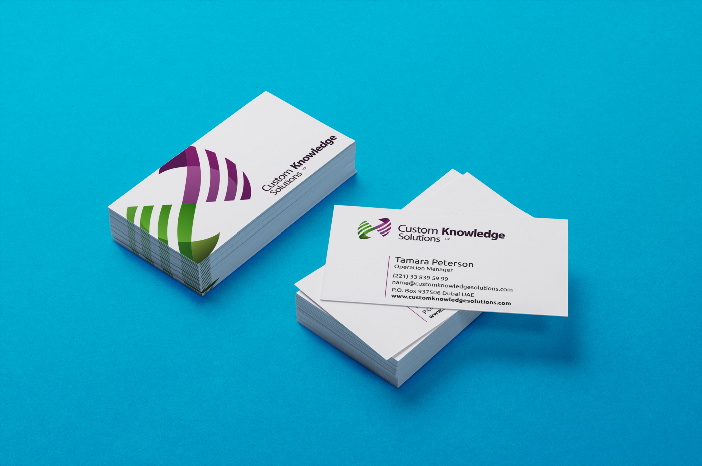 Diseño de Papelería por HYPdesign para Custom Knowledge Solutions LLP | Diseño #1878043
