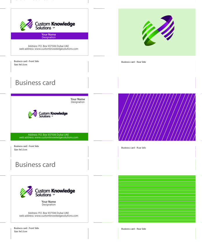 Diseño de Papelería por OurDreams para Custom Knowledge Solutions LLP | Diseño #1879165