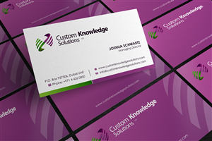 Stationery Design by logodentity for Custom Knowledge Solutions LLP | Design: #1877388