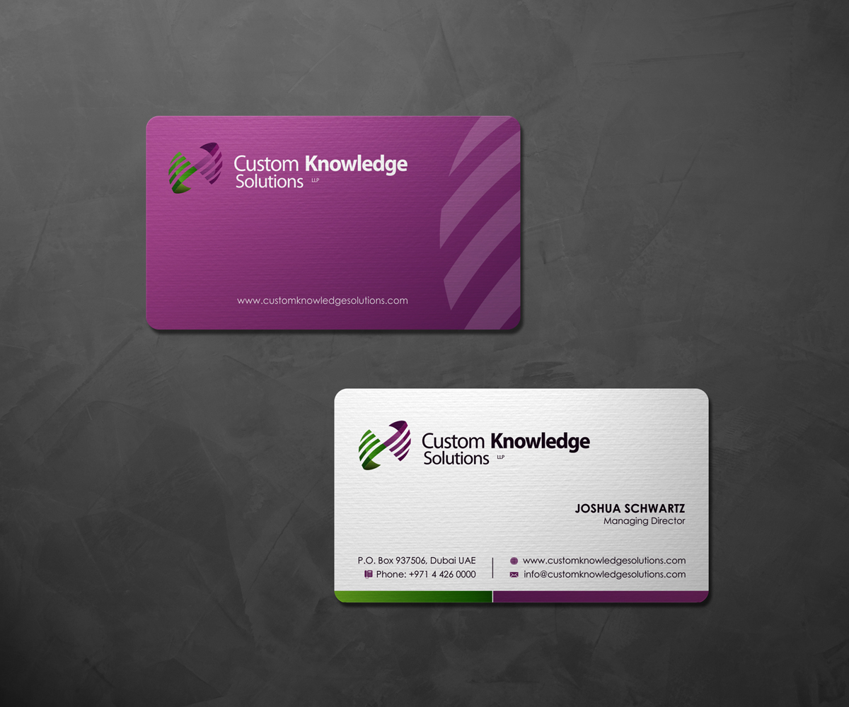 Design de Papeterie par logodentity pour Custom Knowledge Solutions LLP | Design #1877395
