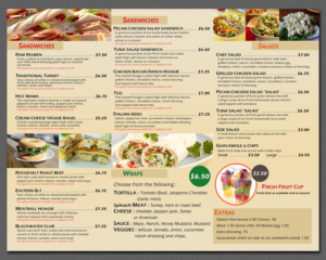 Menu Design by Aether Designs for Hydration Station | Design: #7512450
