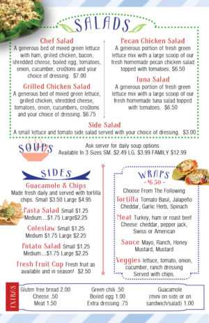 Menu Design by Marcy M for Hydration Station | Design: #7494116