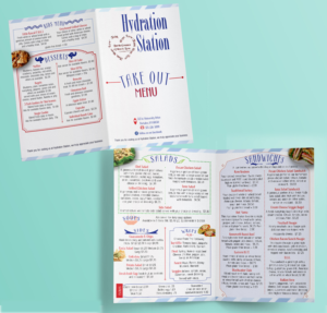 Menu Design by Marcy M