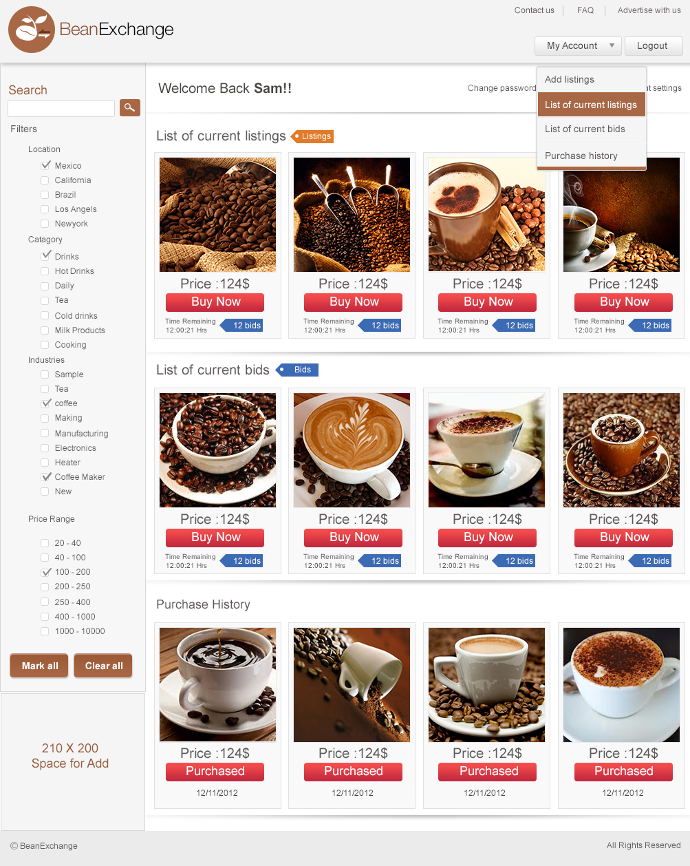 Web Design by Sam for this project | Design #1883160