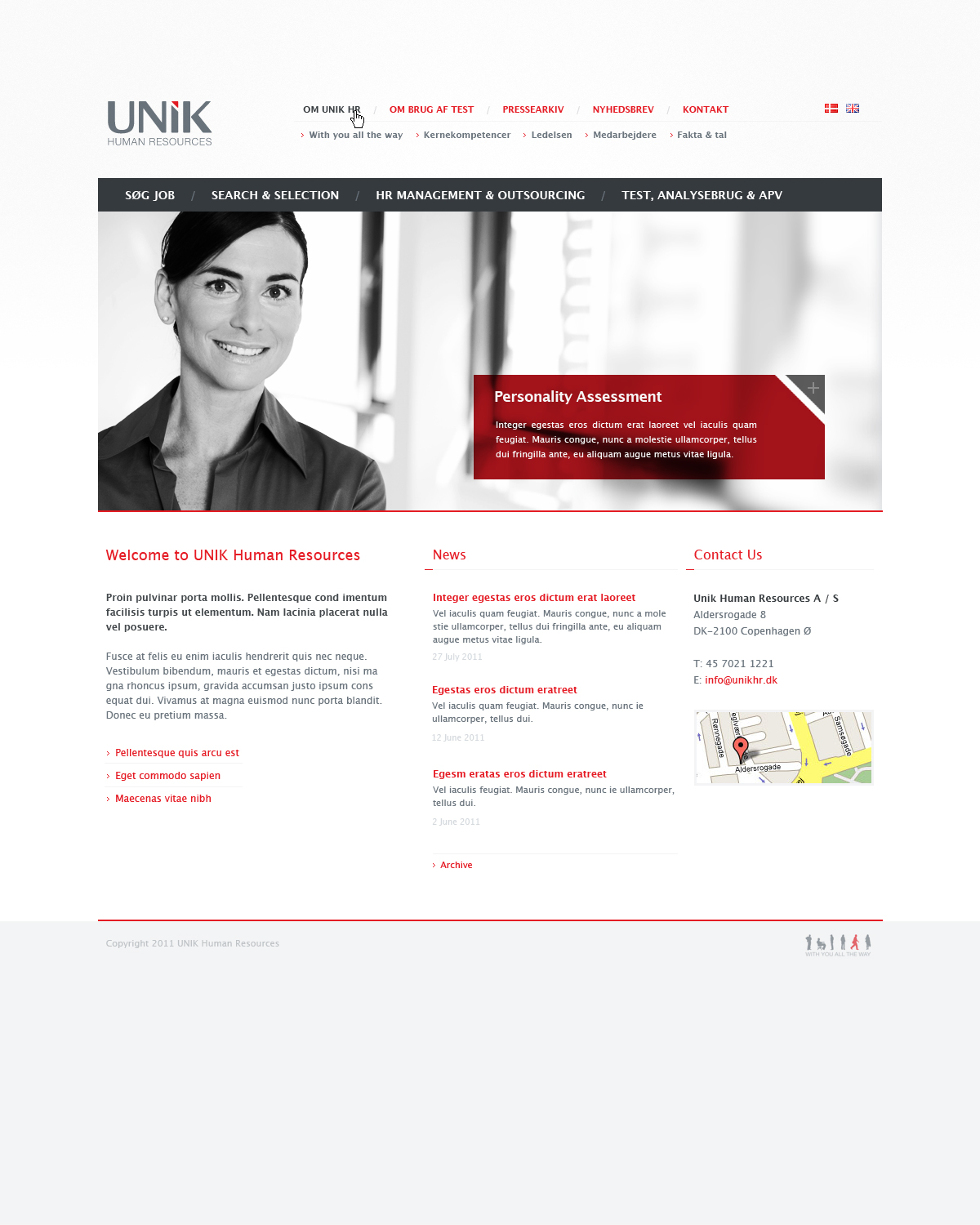 Web Design by flx flx for Catillo Aps | Design #384109