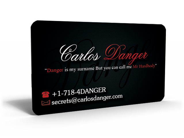 Business Card Design: 10 Funny Carlos Danger Business Cards