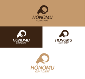 Logo Design by Logo Xtudio for Honomu Goat Dairy | Design: #7585699