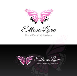 first line: Elle n Love, second line: Event Planning Services | Logo Design by artess
