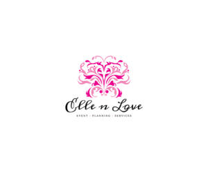 first line: Elle n Love, second line: Event Planning Services | Logo Design by Dzains