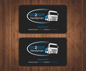 Handy man., clean up and tractor work business card design  | Visitenkarten-Design von Stylez Designz