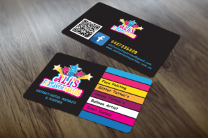 children's paty business stars face painting | Visitenkarten-Design von Sajin