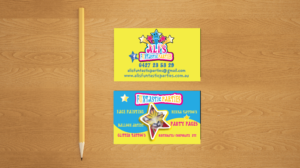 children's paty business stars face painting | Business Card Design by sloggi