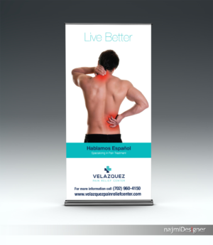 Signage Design by  Najmi for velazquez pain relief center | Design: #7502215