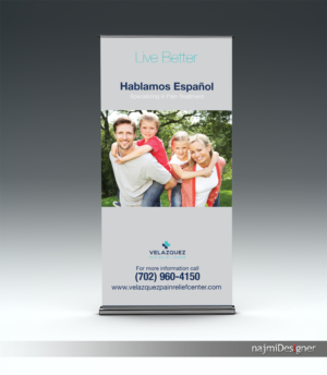 Signage Design by  Najmi for velazquez pain relief center | Design: #7502487
