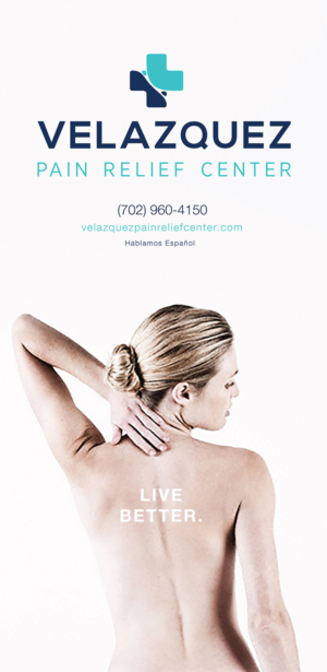 Signage Design by apolgv for velazquez pain relief center | Design: #7486967