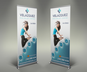 Signage Design by Maestroto for velazquez pain relief center | Design #7545843