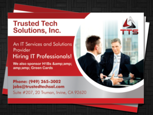 Postcard Design by ESolz Technologies for this project | Design #7489467