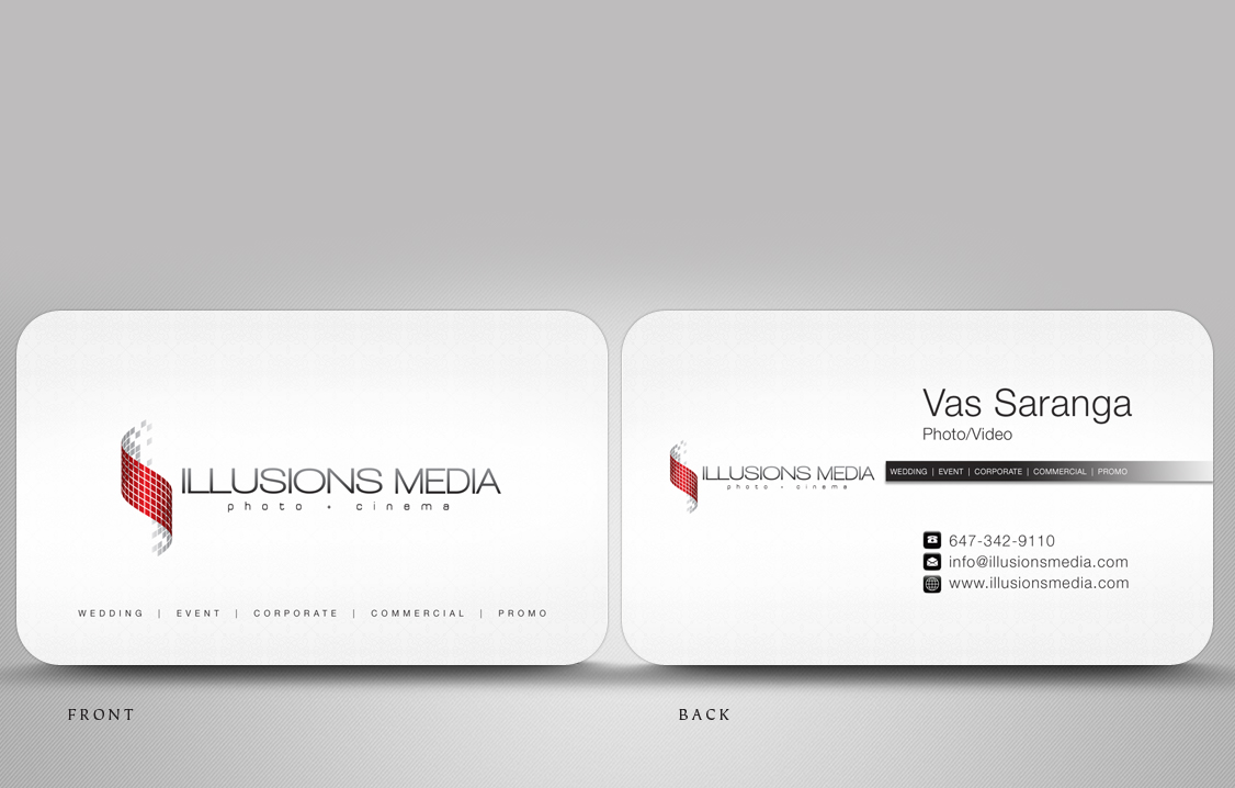 Business Card Design by disign for 3Shade Productions | Design #380498