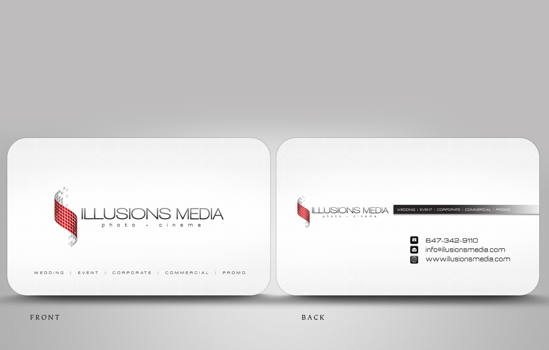 Business Card Design by disign for 3Shade Productions | Design #380597