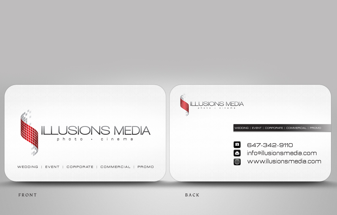 Business Card Design by disign for 3Shade Productions | Design #380621