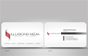 Business Card Design by disign for 3Shade Productions | Design: #380622