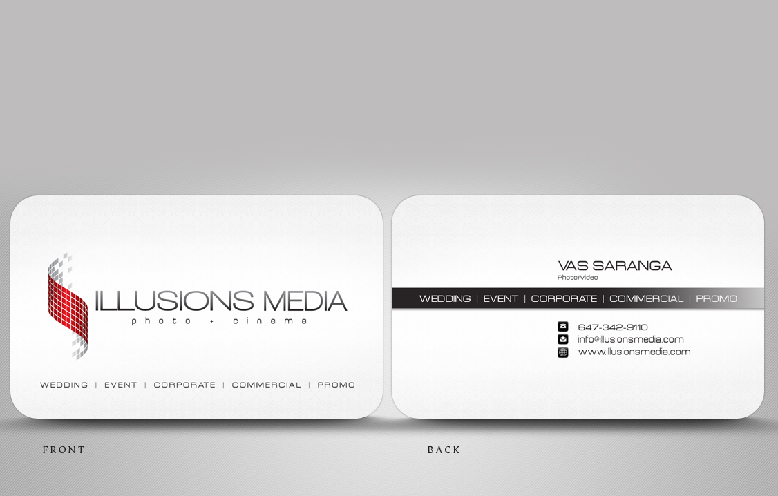 Business Card Design by disign for 3Shade Productions | Design #380695