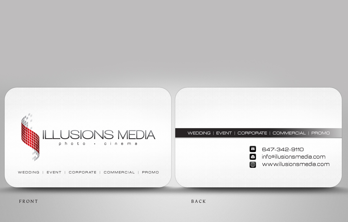 Business Card Design by disign for 3Shade Productions | Design #380696