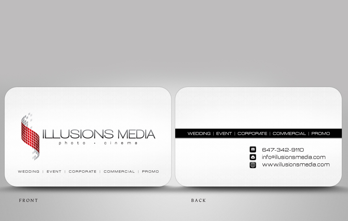 Business Card Design by disign for 3Shade Productions | Design #380735