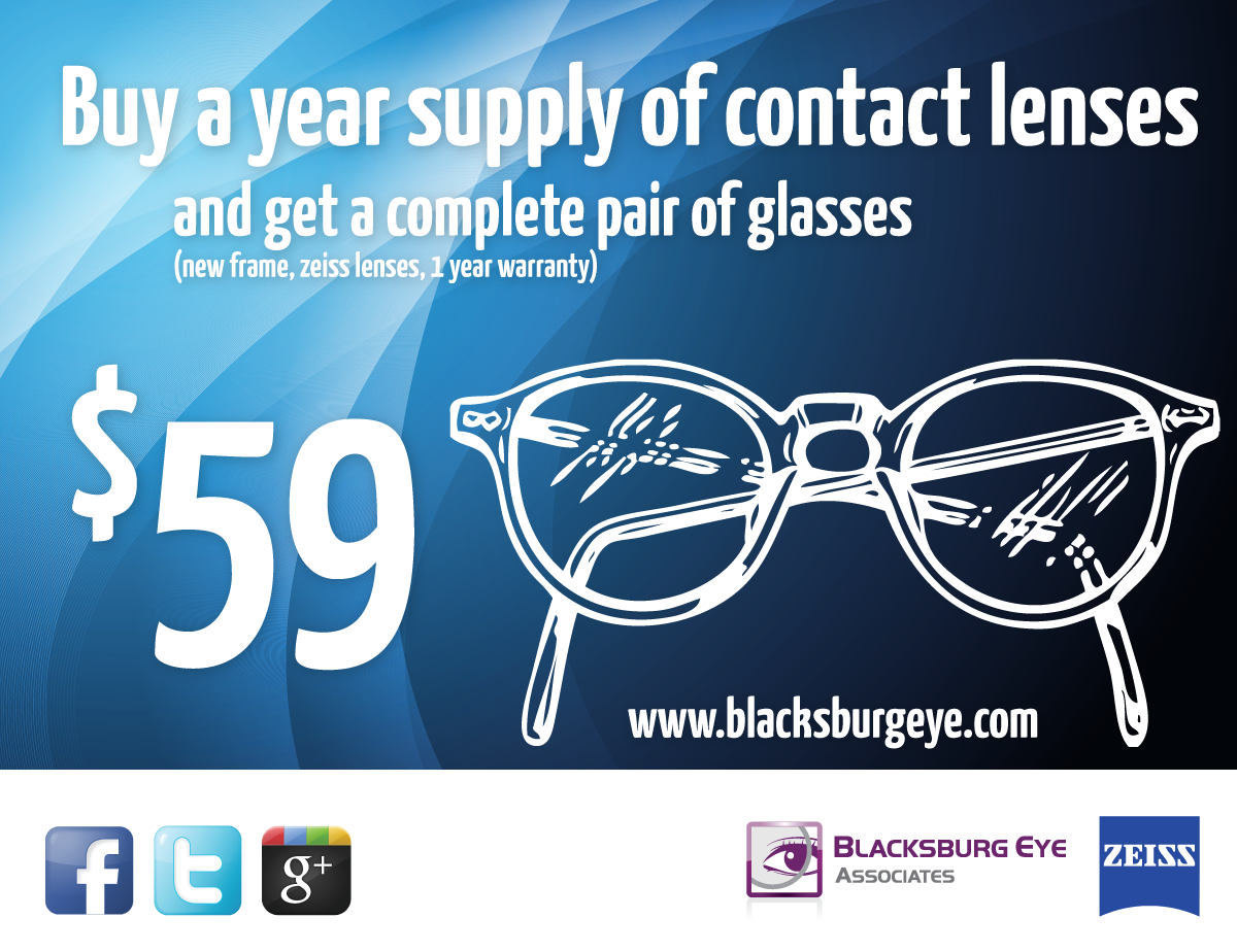 Card Design by Kburks for Blacksburg Eye Associates | Design #1925544