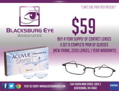 Design de Carte par EboneK pour Blacksburg Eye Associates | Design #1923408