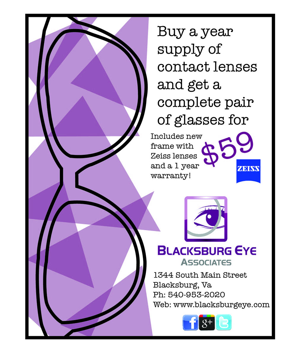 Card Design by Elle I Design for Blacksburg Eye Associates | Design #1923460