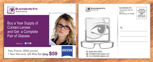 Design de Carte par Sbss pour Blacksburg Eye Associates | Design : #1925306
