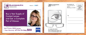 Design de Carte par Sbss pour Blacksburg Eye Associates | Design : #1925313