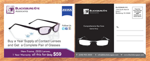 Design de Carte par Sbss pour Blacksburg Eye Associates | Design : #1925358