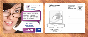 Design de Carte par Sbss pour Blacksburg Eye Associates | Design : #1929302