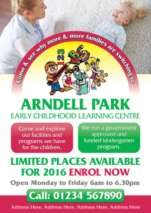 Flyer for longday centre (Childcare Centre) | Flyer-Design von GS Grafix