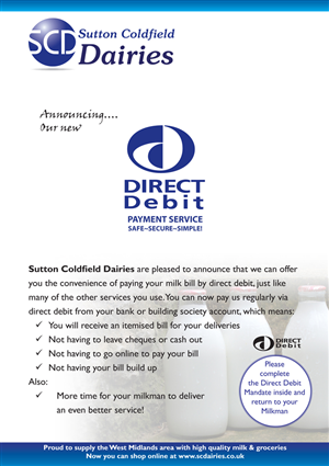 Flyer Design by crekopra for Sutton Coldfield Dairies | Design: #1881032