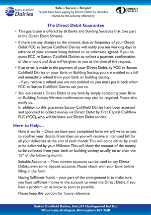 Flyer Design by crekopra for Sutton Coldfield Dairies | Design: #1881041