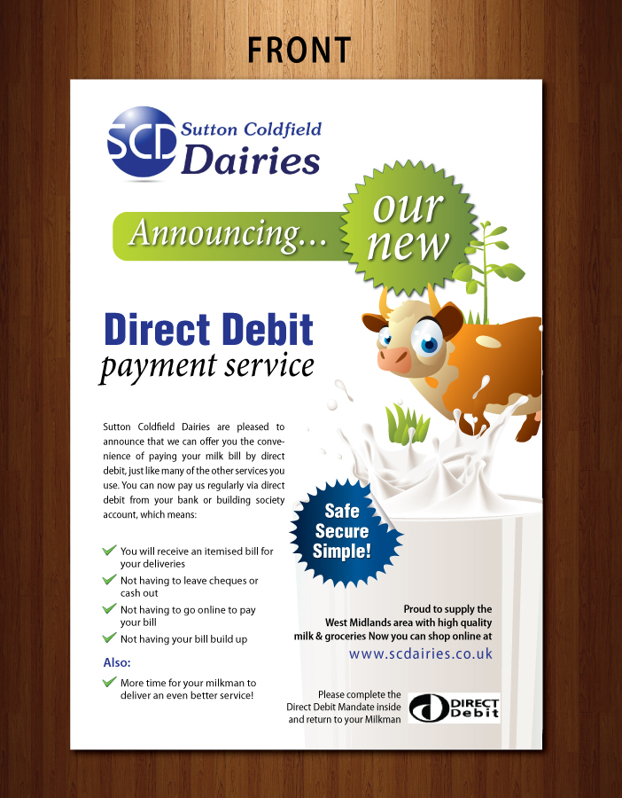 Flyer Design by Sbss for Sutton Coldfield Dairies | Design #1881095