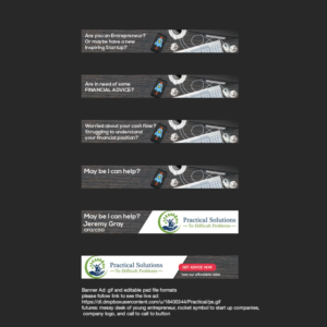 Banner-Design von Kristina Andonoff für 3 Continents Consulting | Design #7540879