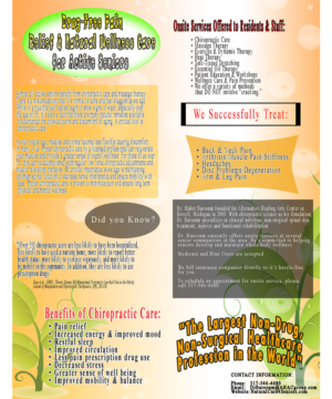 Diseño de Flyer por CHINO MORCILLA para Alternative Healing Arts Center | Diseño: #7594404