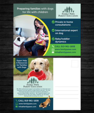 Design de Carte Postale par CreativeTrick pour Family Paws | Design : #7496808