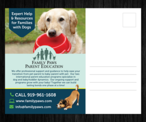 Design de Carte Postale par CreativeTrick pour Family Paws | Design : #7496819